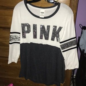 Medium sparkly Victoria’s Secret Pink shirt
